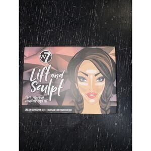 W7 Lift and Sculpt Face Shaping Makeup Highlight and Contour Kit 0.7 Ounce